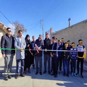 گزارش تصویری از افتتاح پروژه در هفتمین روز از دهه فجر در بخش صالح آباد