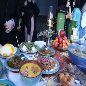 گزارش تصویری از جشنواره آلو و گردو در روستای حیدره قاضی خان