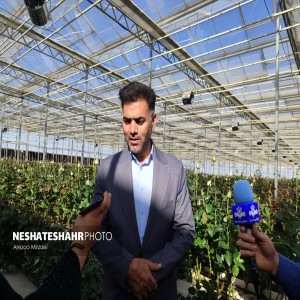 گزارش تصویری از افتتاح بزرگ‌ترین گلخانه هیدروپونیک گل شاخه‌بریده در شهرستان بهار با حضور وزیر جهاد کشاورزی در شهرستان بهار