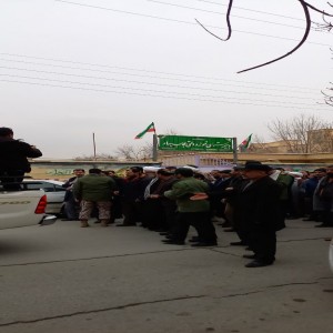 گزارش تصویری از استقبال پیکر مطهر شهدای گمنام در شهرستان بهار