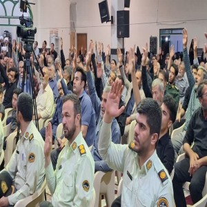 گزارش تصویری از مراسم بزرگداشت اربعین شهدای اقتدار در مصلی امام خمینی(ره) شهر لالجین (قسمت دوم)