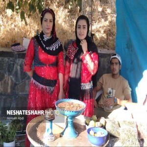 گزارش تصویری از برگزاری جشنواره آلو، گردو و غذاهای محلی روستای حیدره قاضی خان