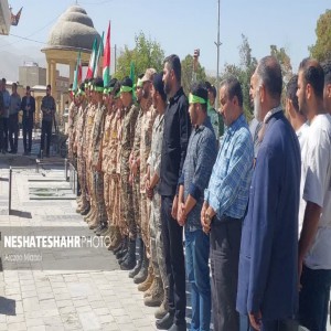 گزارش تصویری از دیدار جمعی از نیروهای مسلح و رزمندگان دفاع مقدس با امام جمعه شهر بهار