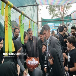 گزارش تصویری از افتتاح موکب شهدای دانش آموز در شهرستان بهار