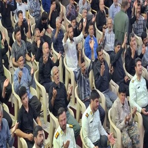 گزارش تصویری از مراسم بزرگداشت اربعین شهدای اقتدار در مصلی امام خمینی(ره) شهر لالجین (قسمت اول)