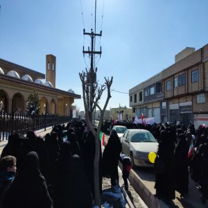 گزارش تصویری از حضور مردم لالجین در راهپیمایی ۲۲ بهمن