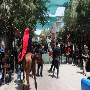 گزارش تصویری از مراسم عزاداری سومین روز از شهادت امام حسین (ع) و یارانش