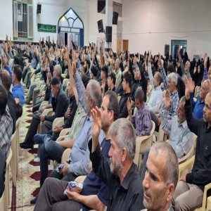گزارش تصویری از مراسم بزرگداشت اربعین شهدای اقتدار در مصلی امام خمینی(ره) شهر لالجین (قسمت اول)